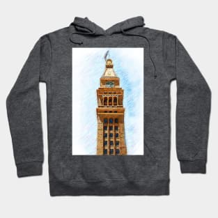 D&F Tower Sketched Hoodie